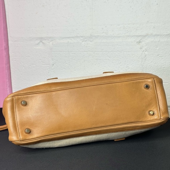 Coach Bonnie Linen Satchel Bag - Picture 4 of 10